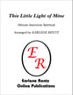 This Little Light of Mine Three-Part Mixed choral sheet music cover